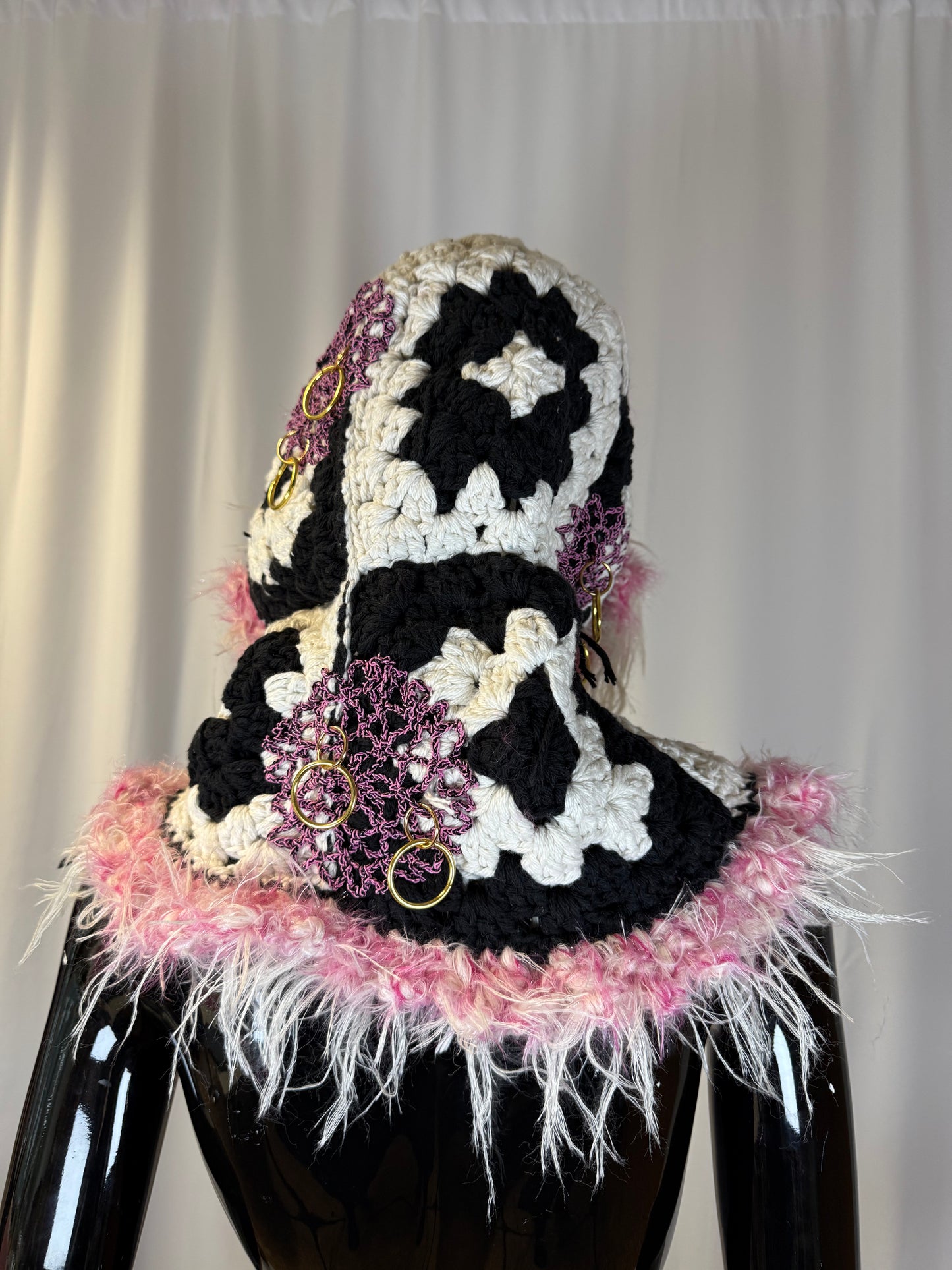 Flower crochet hat SHOW PIECE