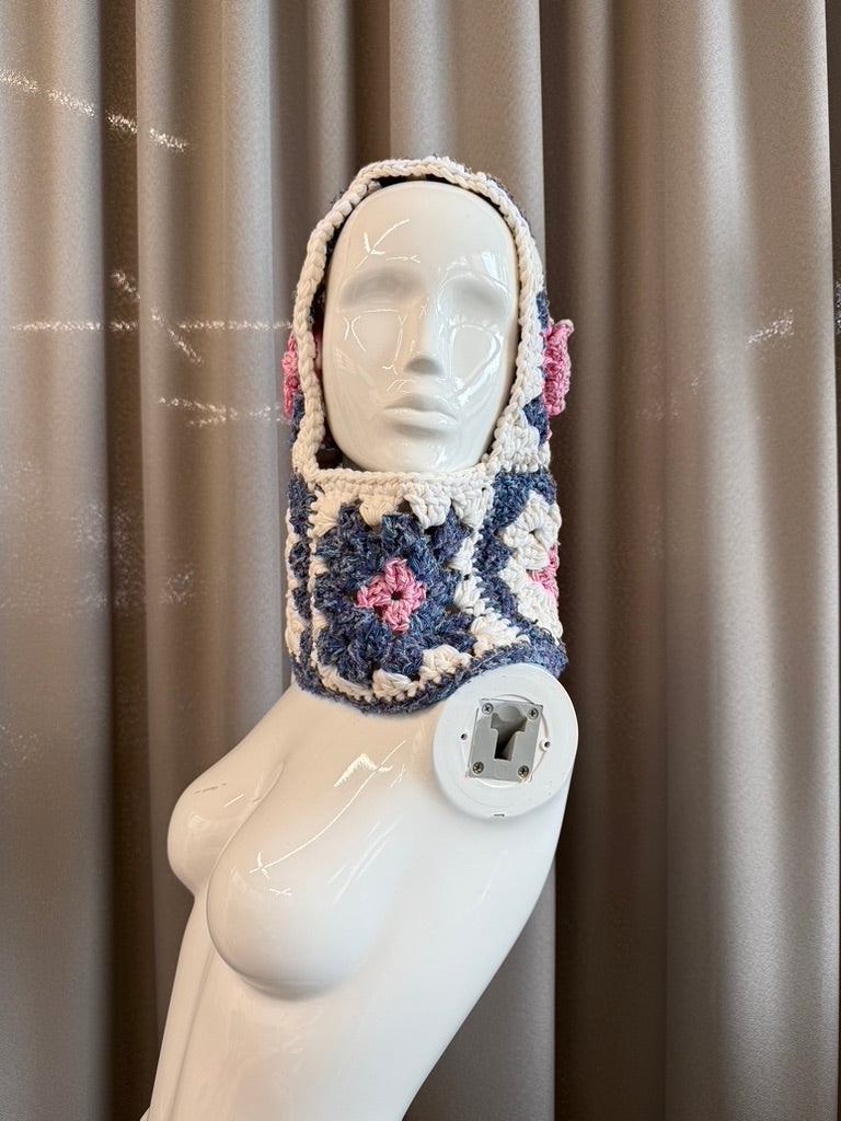 Flower crochet hat