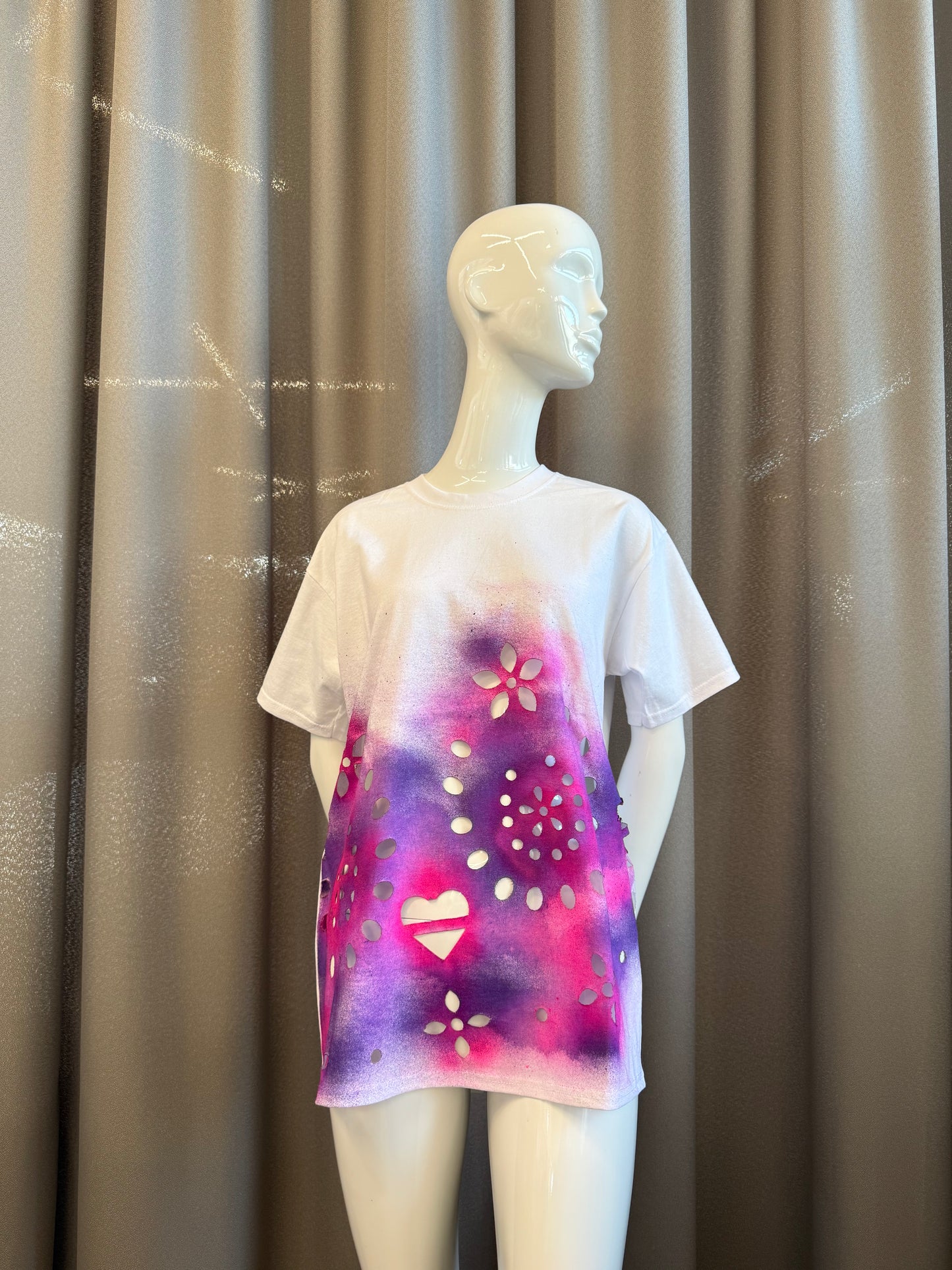 T-Shirt "Pink lace"