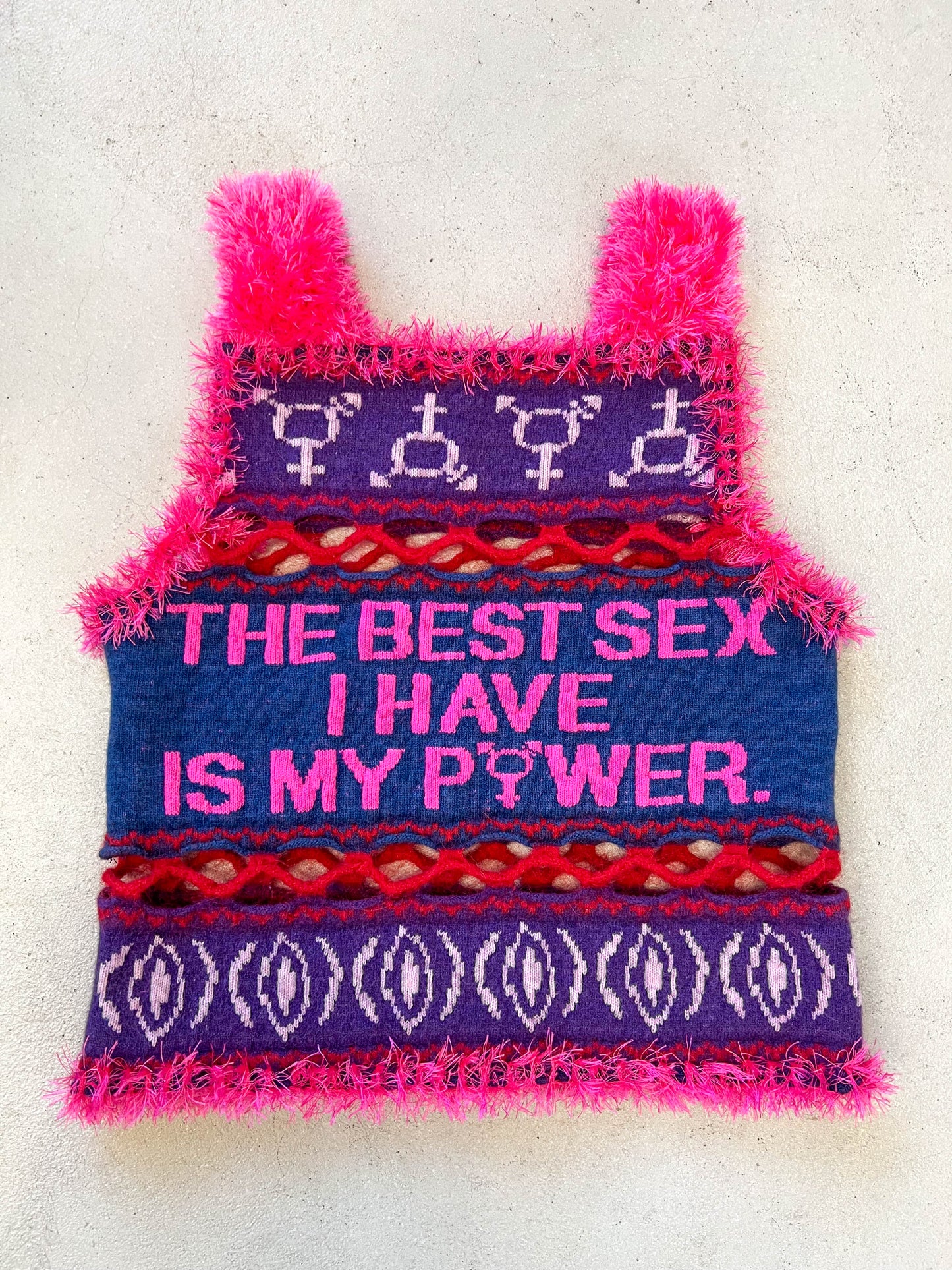 "The best sex I have" top pink