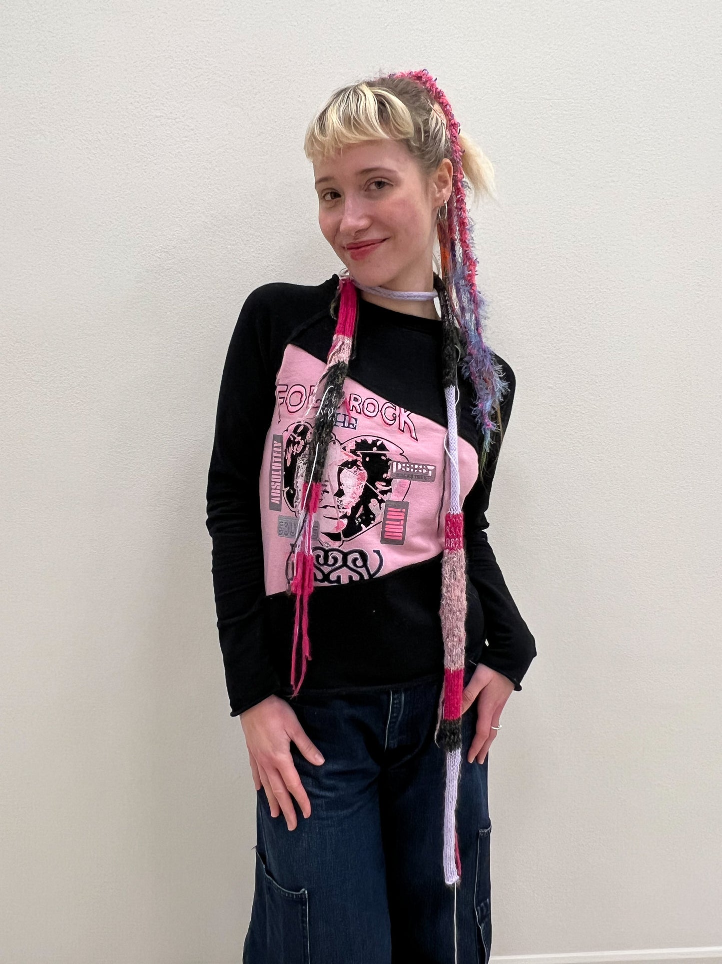 Super skinny scarf light purple