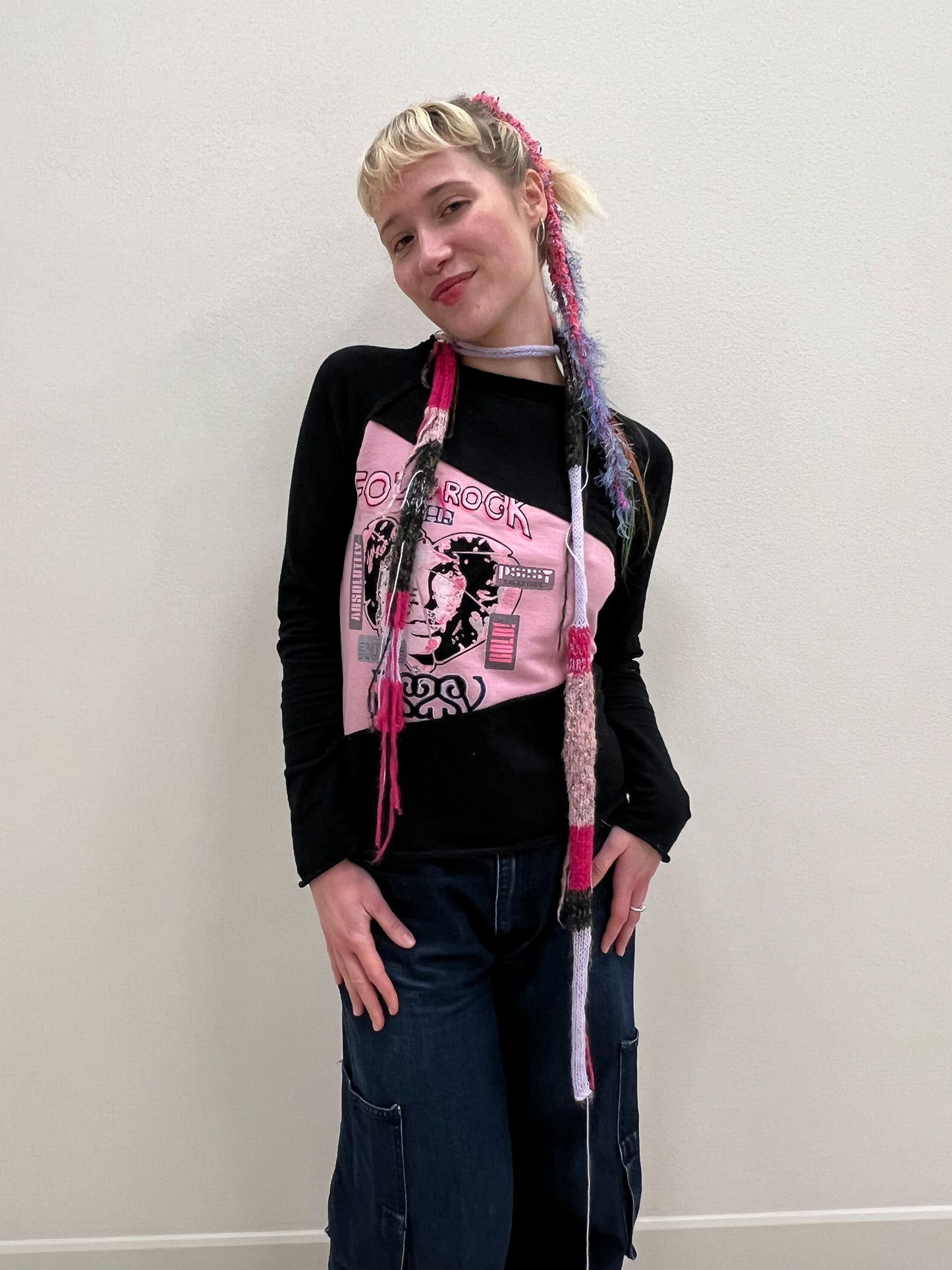 Super skinny scarf light purple