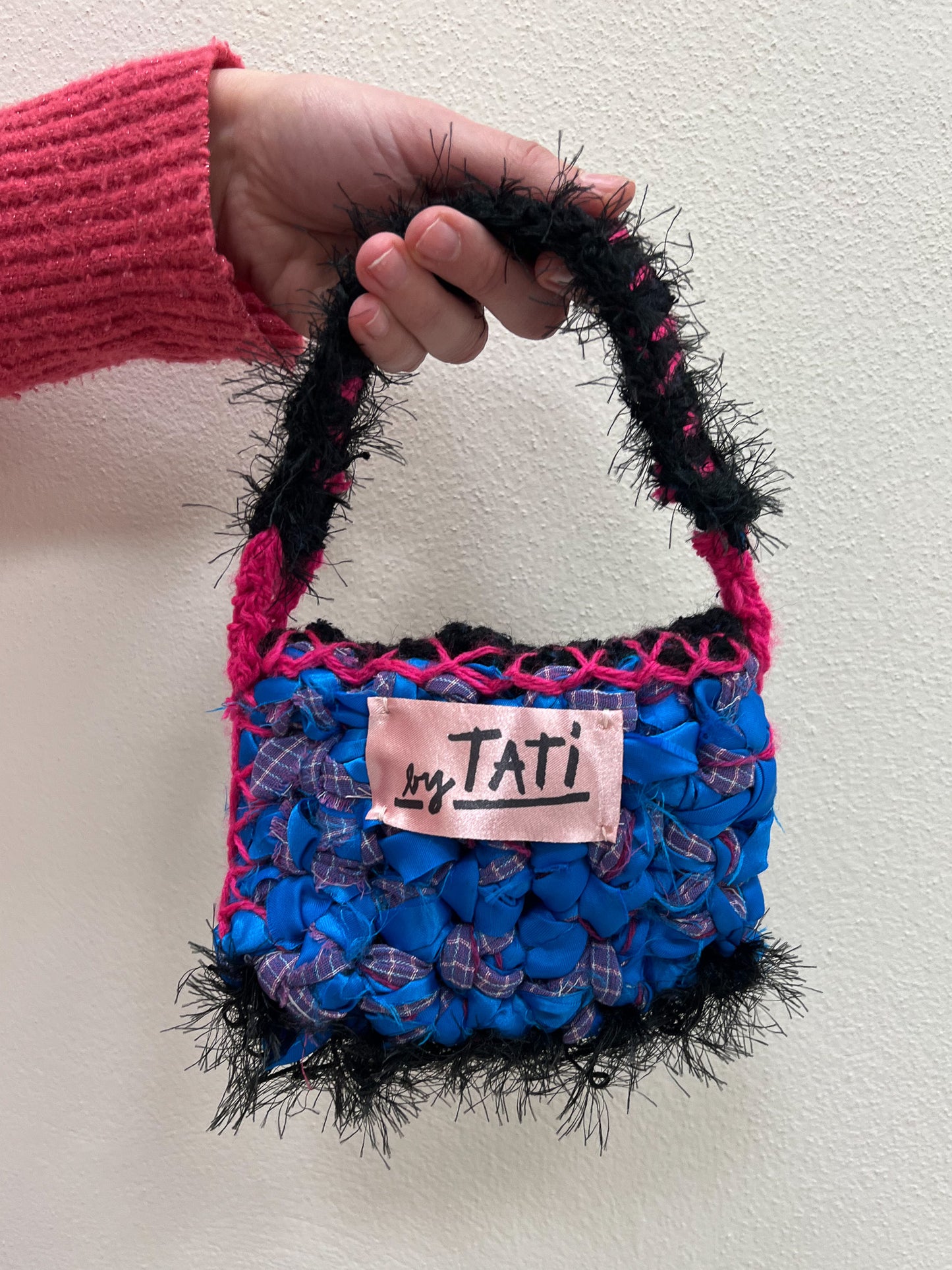 Heart bag blue