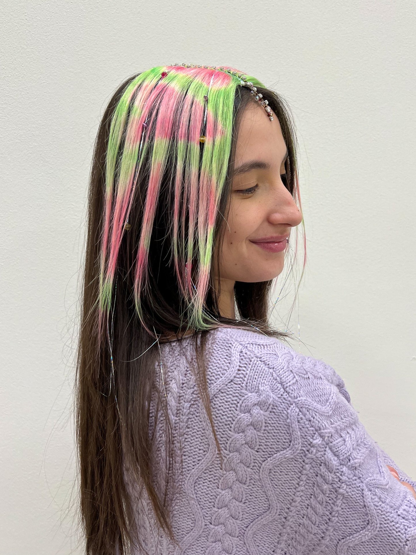 Wig glitter
