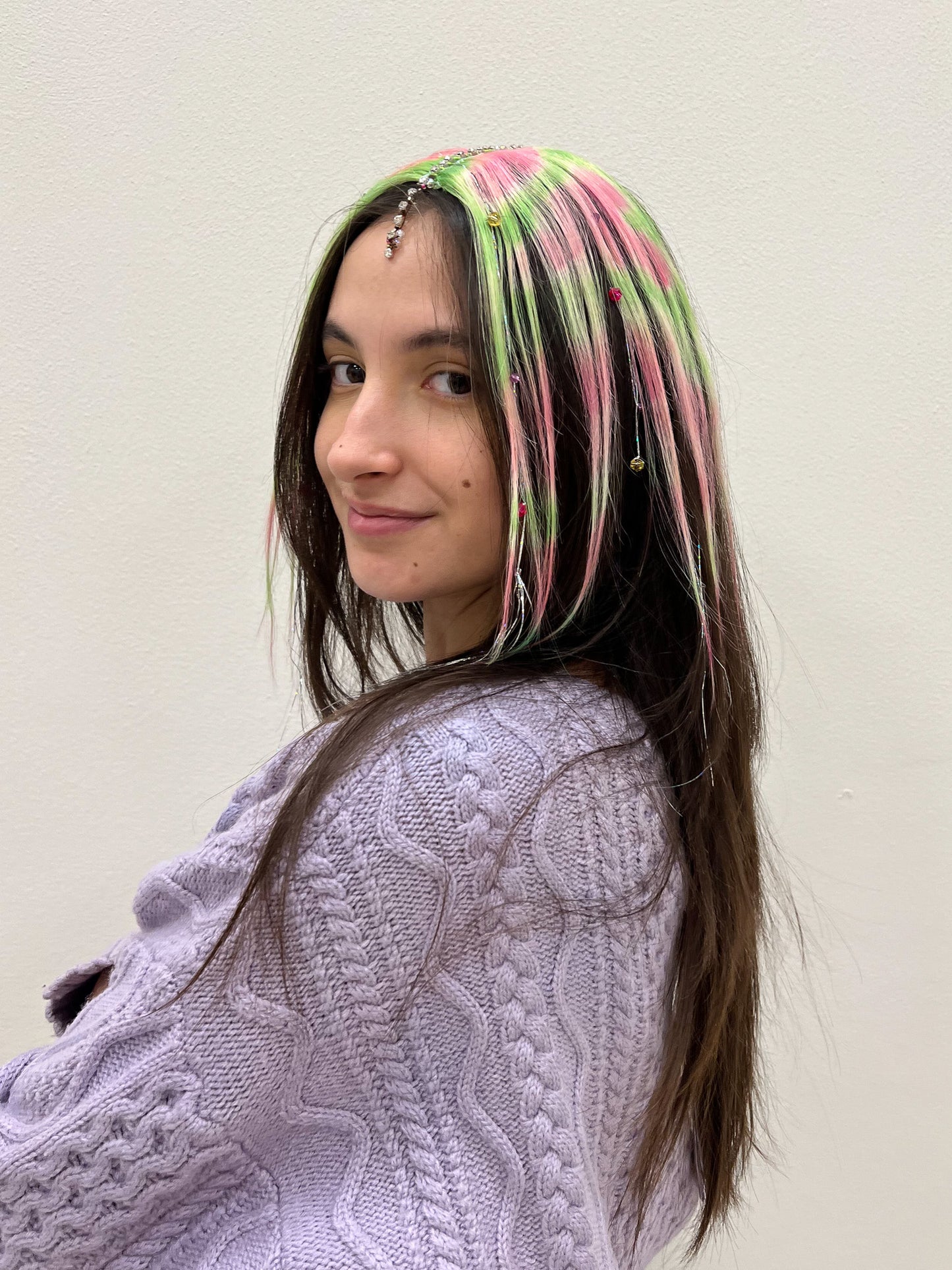Wig glitter