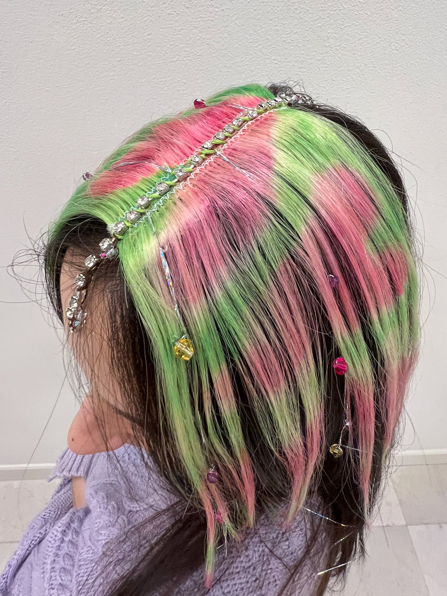 Wig glitter
