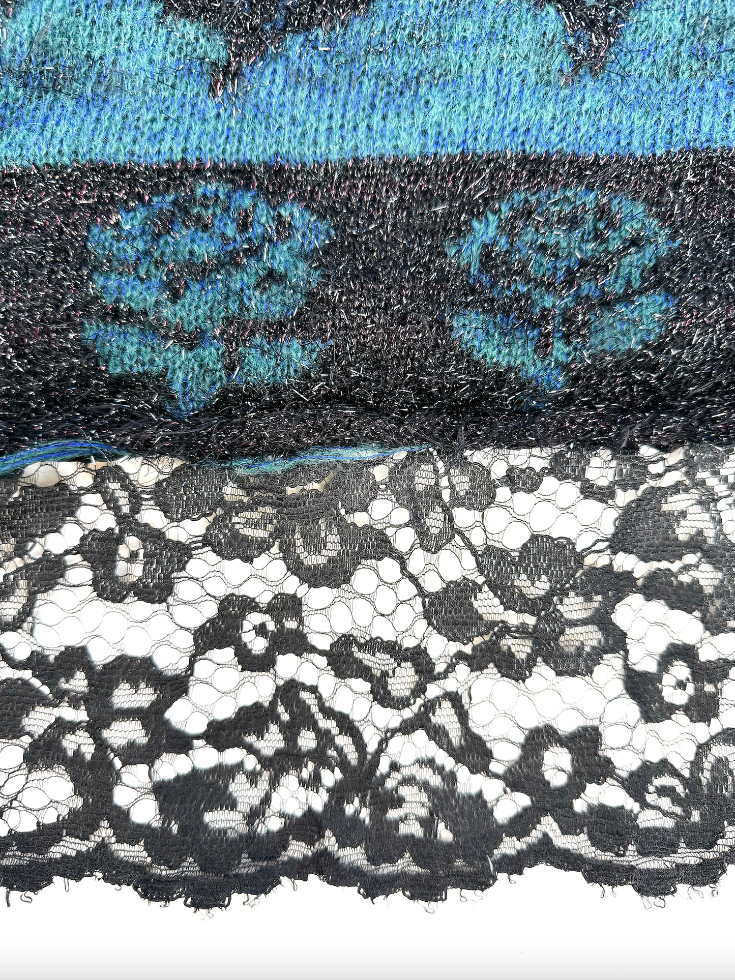 Rose flower lace skirt