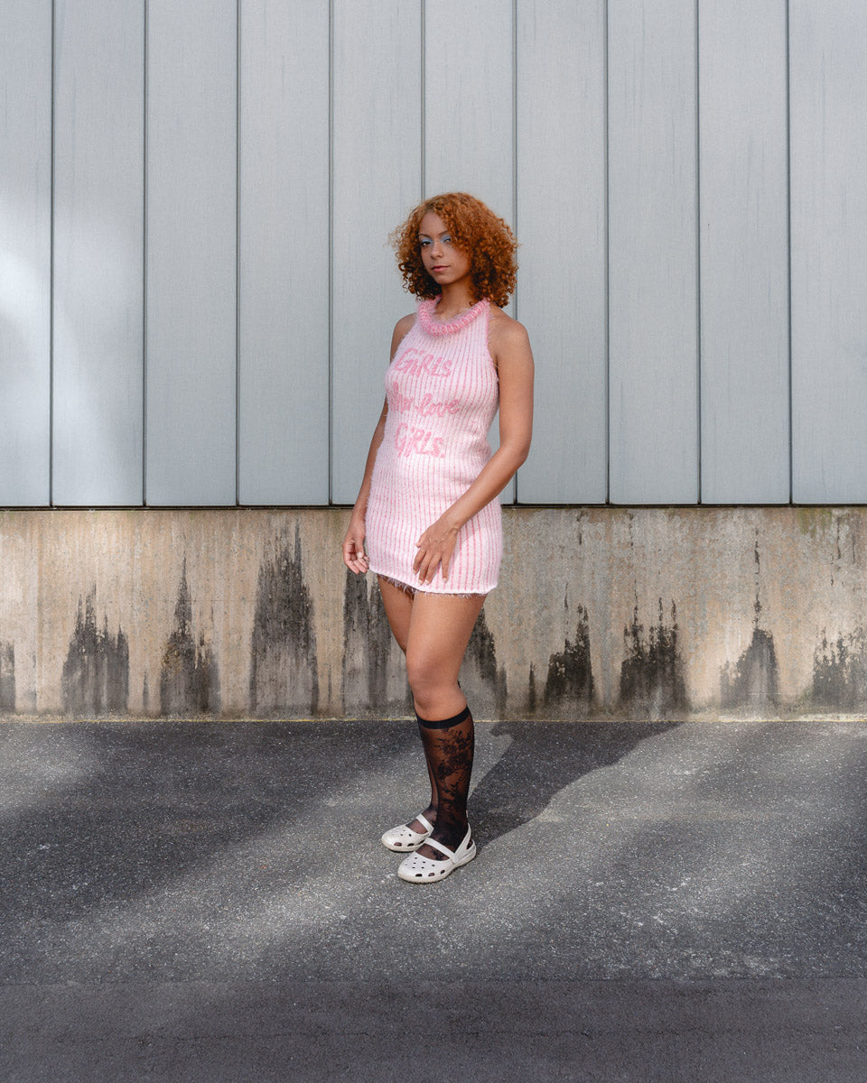 "GIRLS who love GIRLS" dress