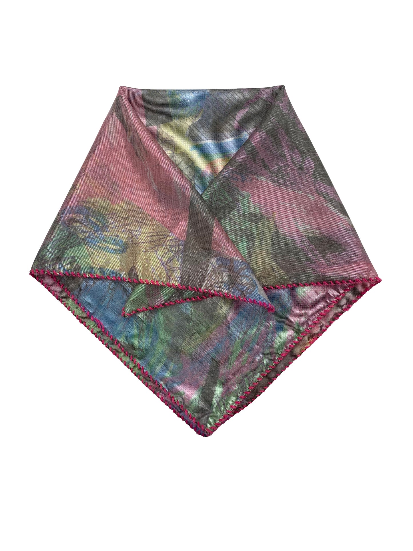 TATi scarf silk/lurex mix