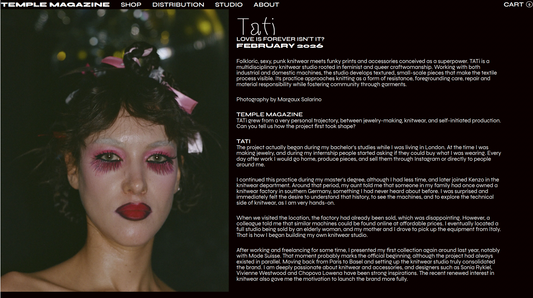 TEMPLE MAGAZINE - TATi Love is forever, isn`t it?