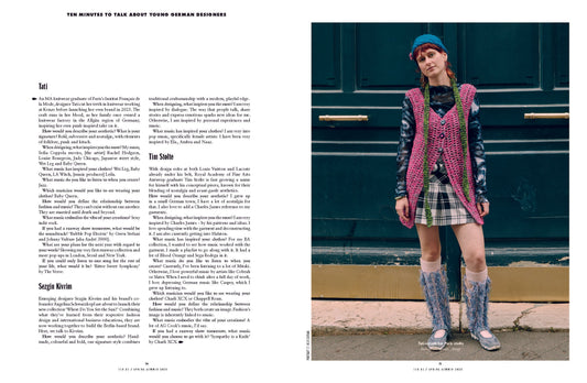 The New Wave - NINA MARIA SCHAARSCHMIDT for 10magazinedeutsch