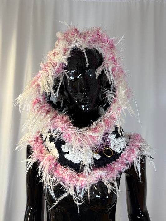 Flower crochet hat SHOW PIECE