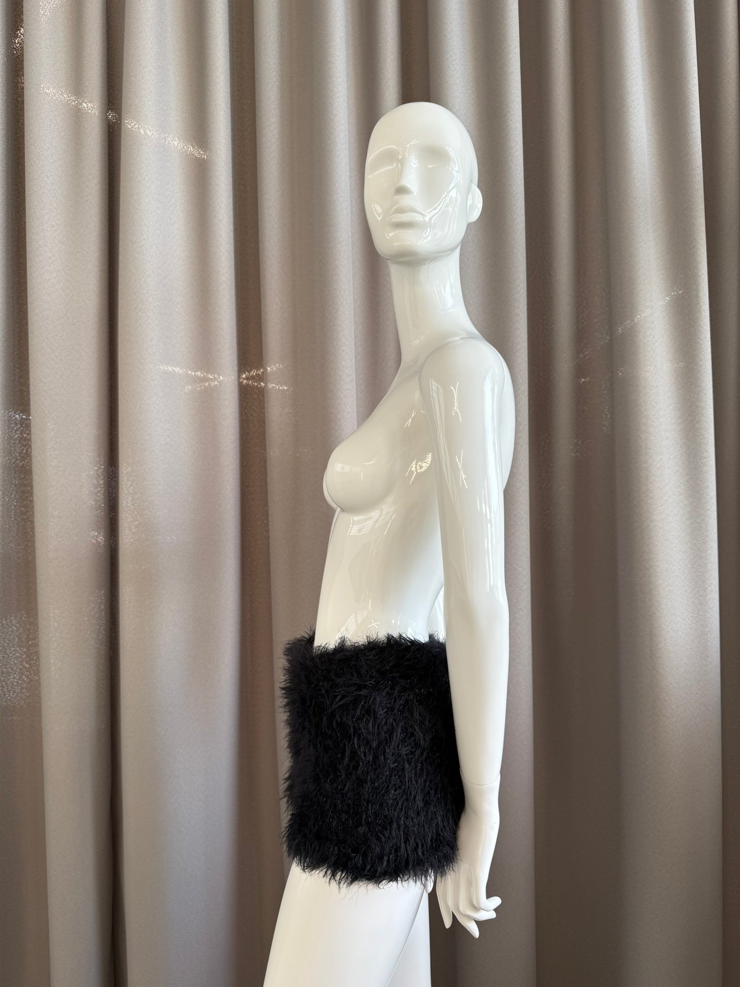 Hairy panty black