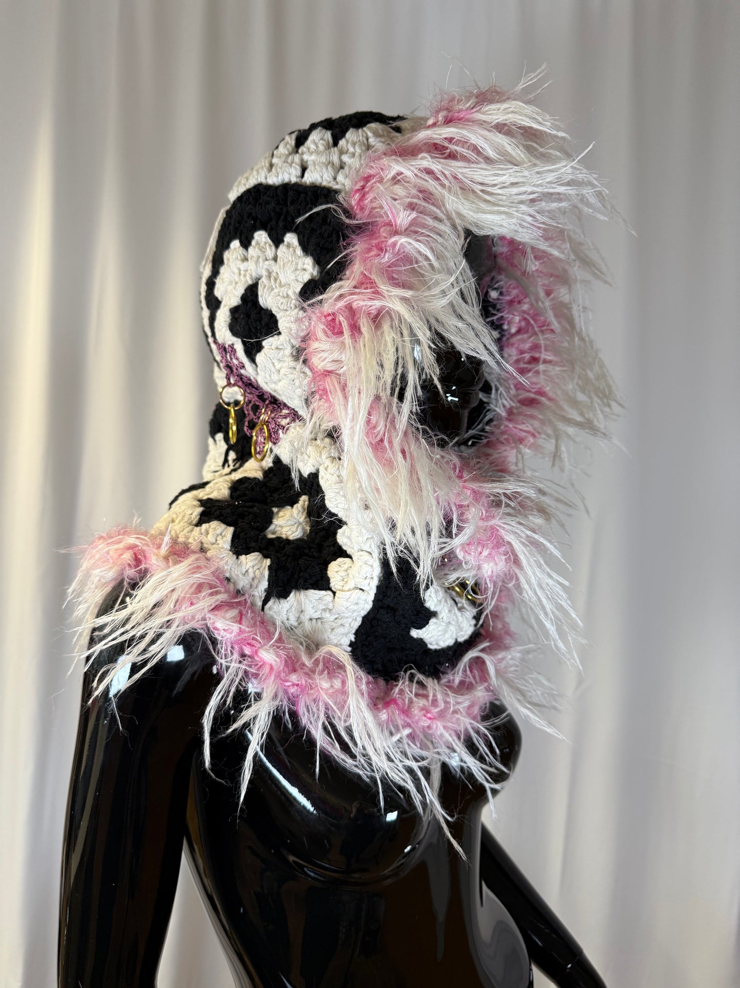 Flower crochet hat SHOW PIECE