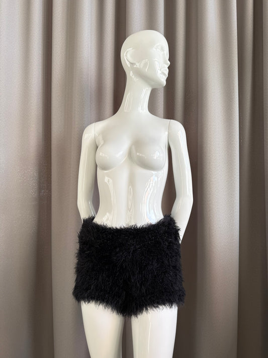 Hairy panty black