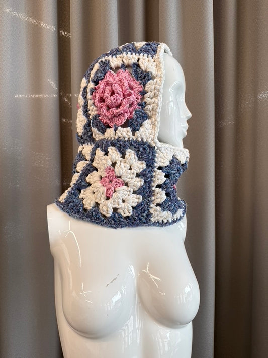 Flower crochet hat
