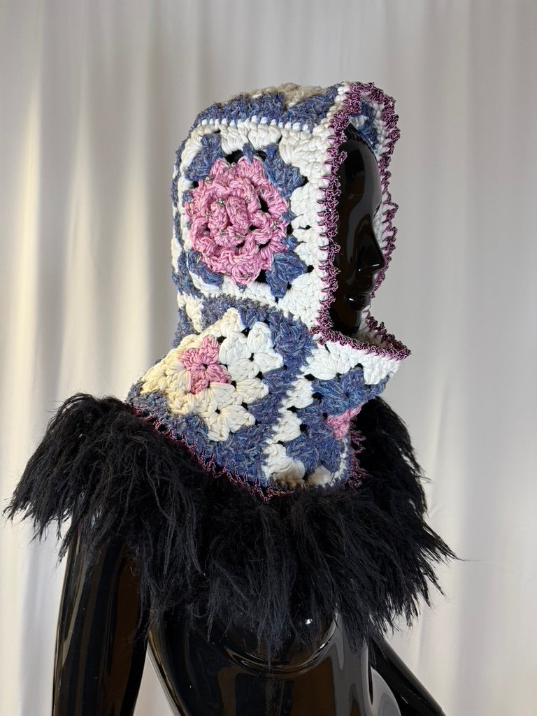 Flower crochet hat SHOW PIECE