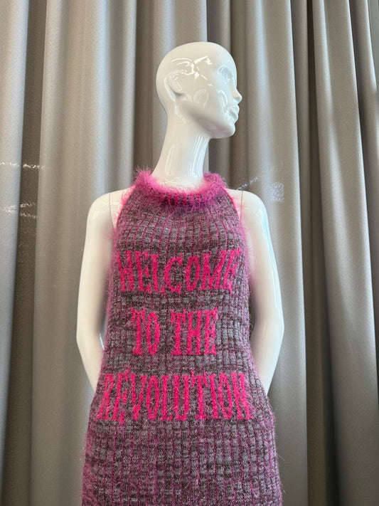 "Welcome to the revolution" dress