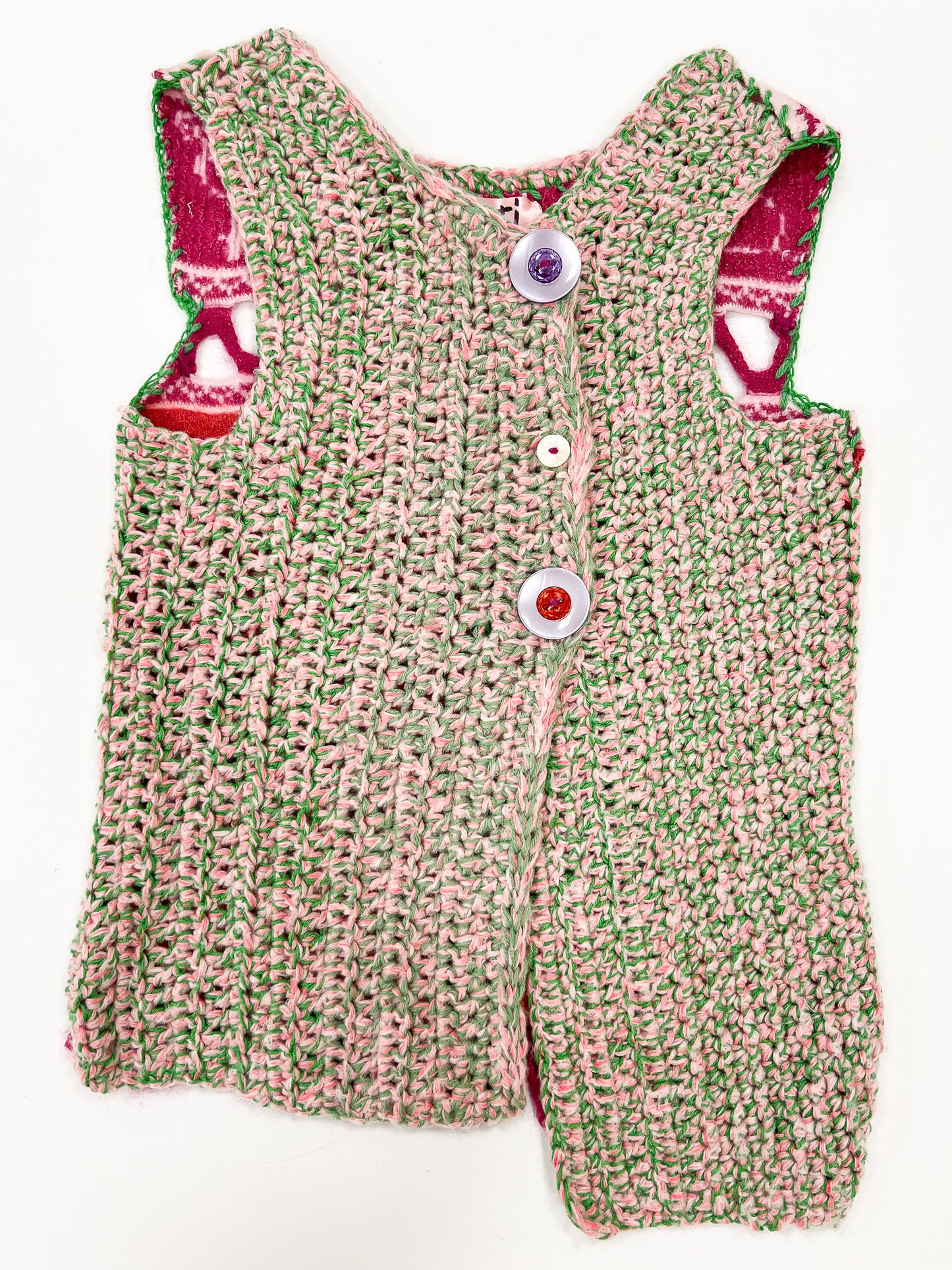 "Peeing girls" up-cycled vest
