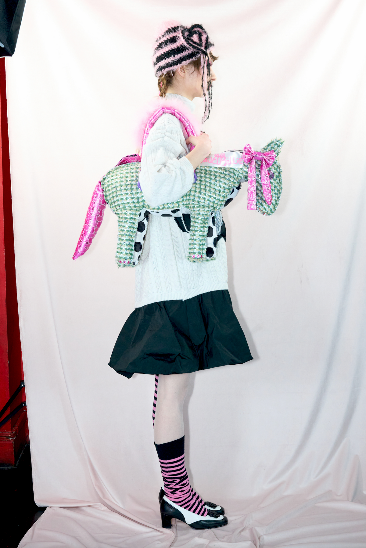 Broken heart patched dress