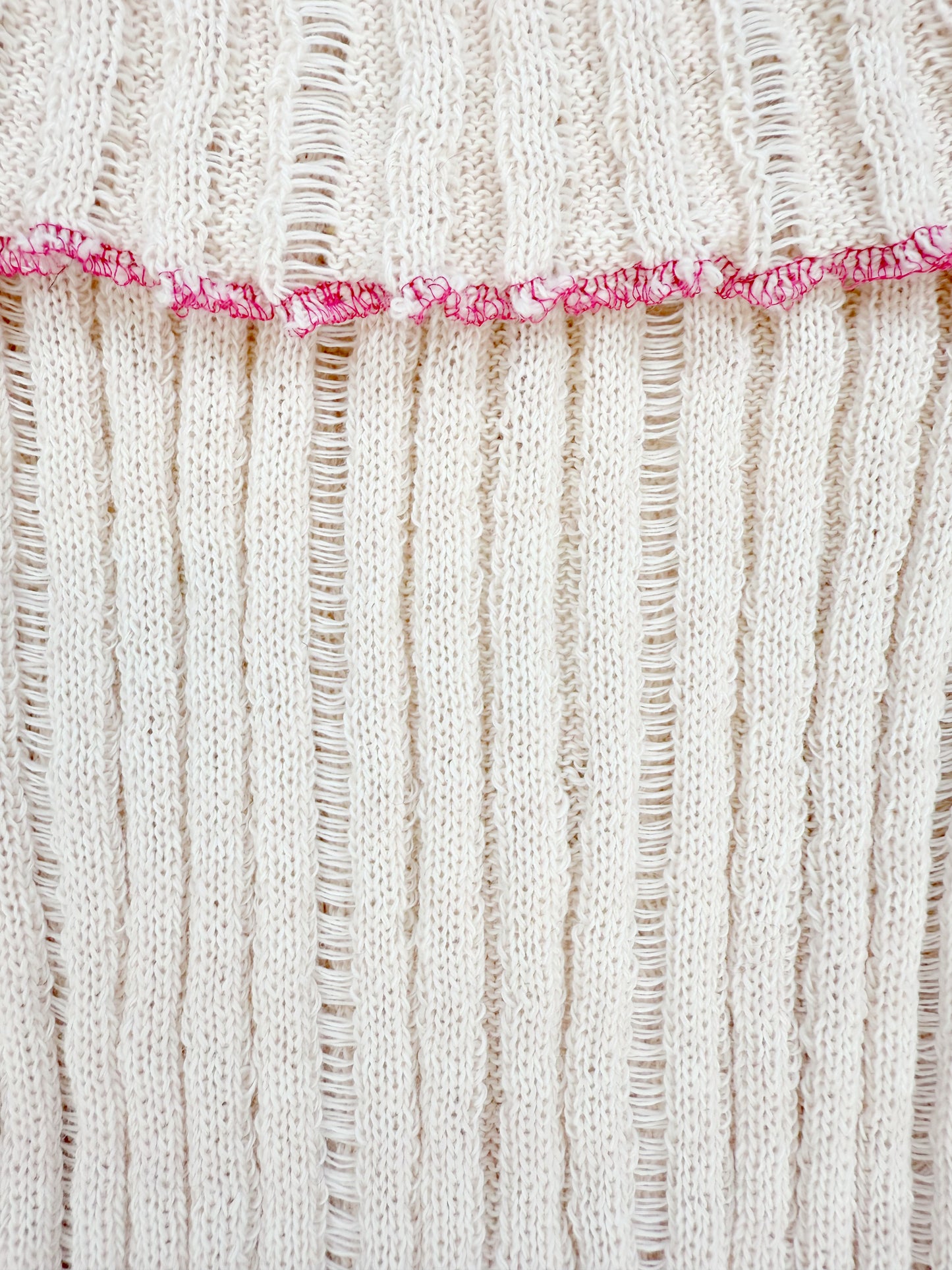 Beige Deux-Piece Skirt