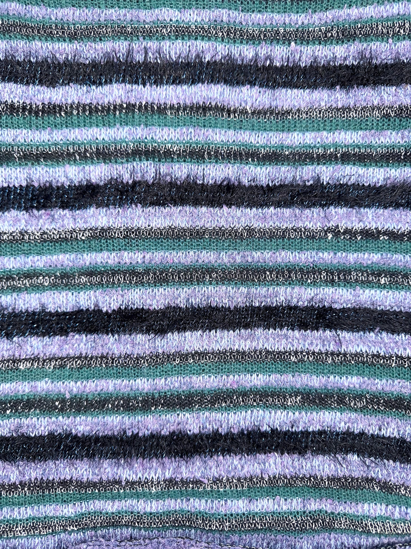 Green/blue deux-piece cardigan