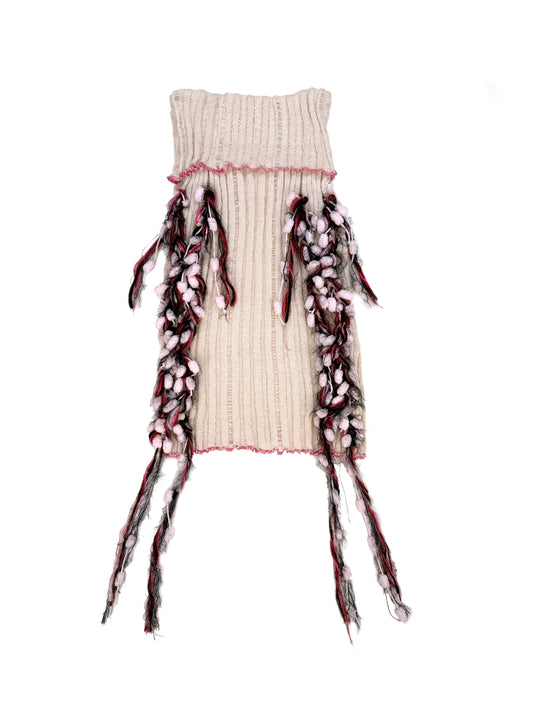 Beige Deux-Piece Skirt