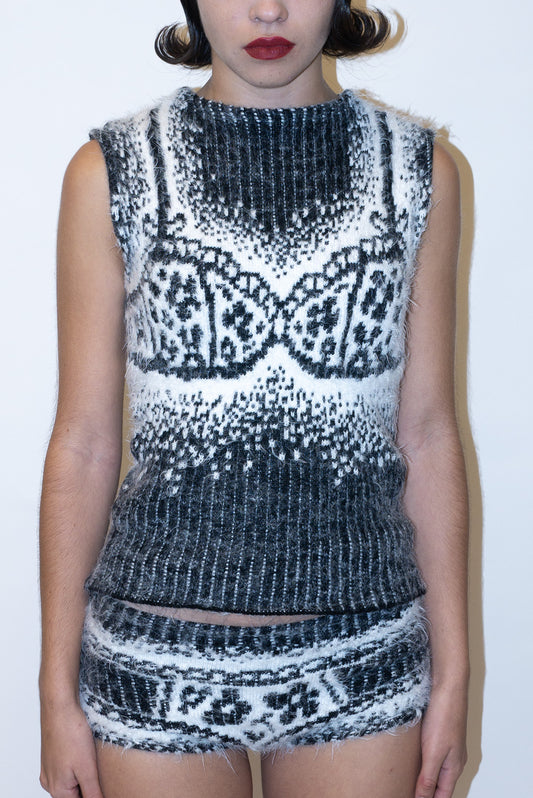 Black/White Bra Top - KENZA x TATi