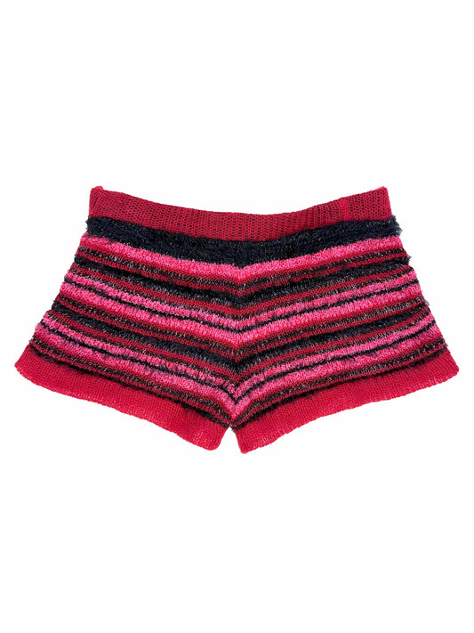 Red/pink deux-piece shorts